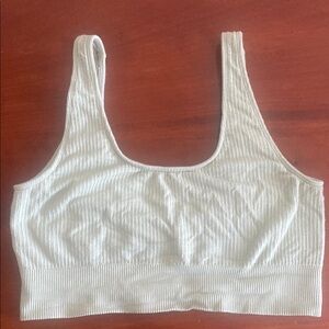 Ribbed Light Green Bra by BOODY